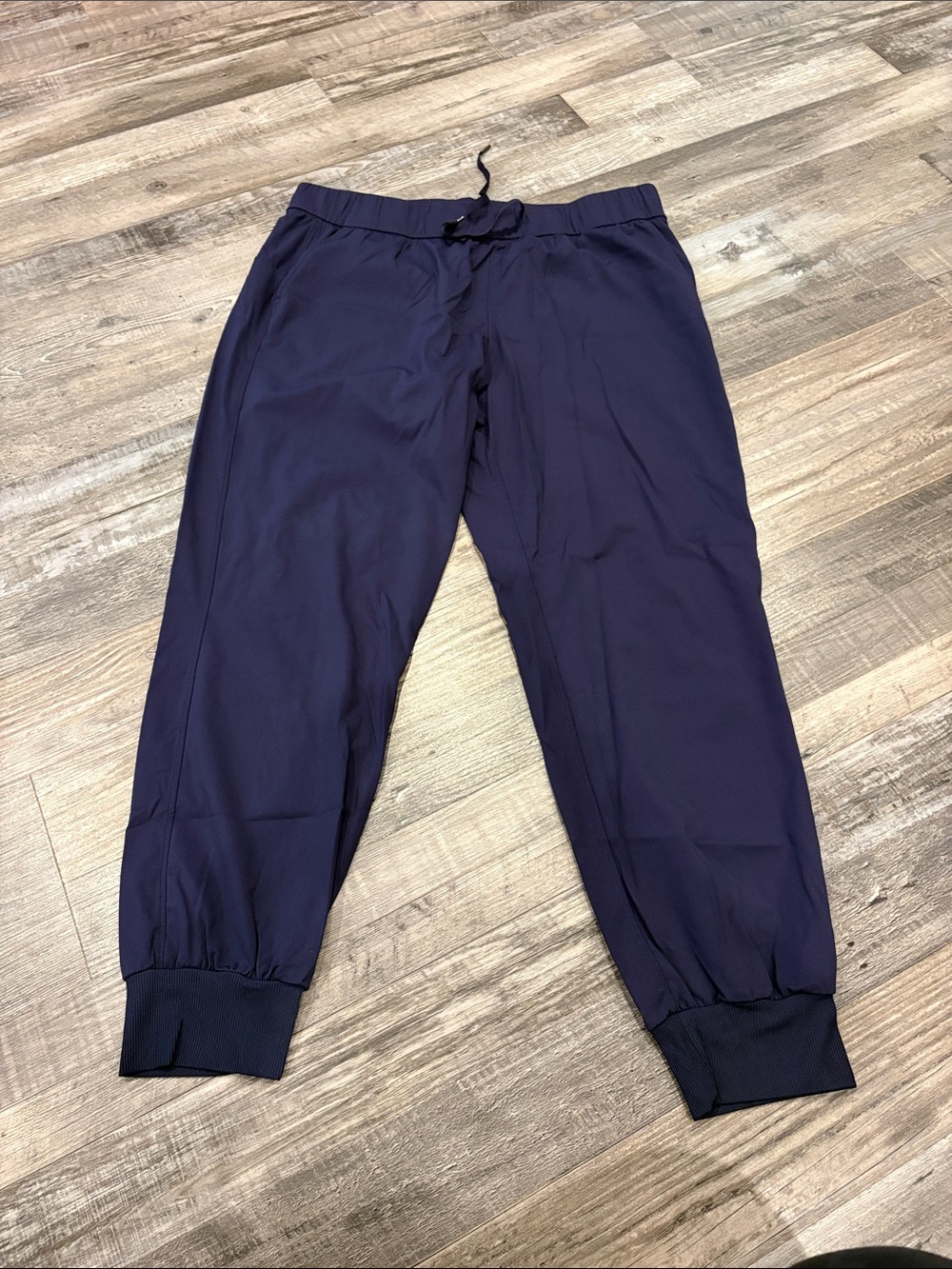 Women's Navy Drawstring Jogger Pants